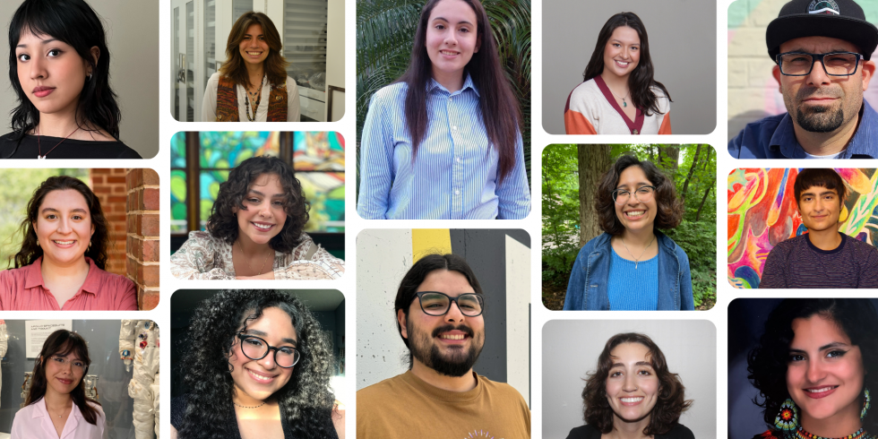 Collage of headshots of a group of undergrad students