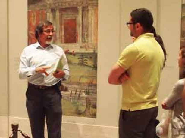 Man giving a tour