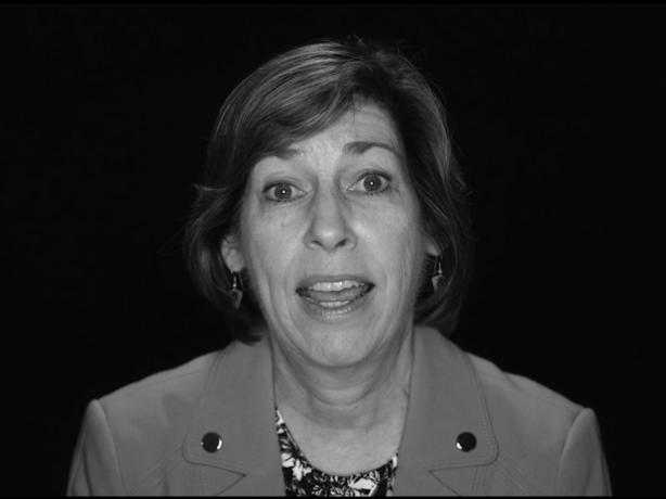 Black and white photograph of Ellen Ochoa 